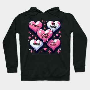 Valentine's Day Hearts Hoodie